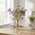 Kunstboeket, zijden bloemen, paars, decoratief, 51 cm | Floristik24.nl