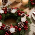 Kerstkabouters van hout om te lijmen 2x3,5cm 48 st | Floristik24.nl