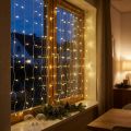 Lichtgordijn 120 LED lichtketting warm wit 100×180cm | Floristik24.nl
