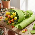 Bloemist crêpepapier grasgroen 50x250cm | Floristik24.nl