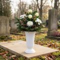 Lilia vaas wit Ø23cm 1 st | Floristik24.nl