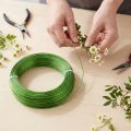 Aluminiumdraad Ø2mm Meigroen 60m 500g Decoratief draad Sieradendraad Hobbydraad | Floristik24.nl