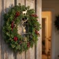 Hangdecoratie Kerst hert decoratie goud vintage 42,5×7×4cm | Floristik24.nl