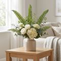 Kunstplant Kunstvaren Groen 55cm | Floristik24.nl