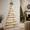Hangdecoratie kerstboom ster hout H59cm | Floristik24.nl