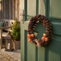 Kegelkrans elzenkegel decoratieve krans om natuur op te hangen Ø25cm | Floristik24.nl