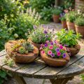 Kokosplantenbak, naturel, 20 cm, 5 stuks | Floristik24.nl