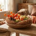 Vulmateriaal voor bloemstukken, decoratieve vezels, Palmyra palmvezel, kom 1kg | Floristik24.nl