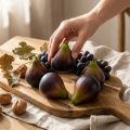 VIANA Decoratieve Vijgenset 8cm 6-delig - Kunstfruit voor Tafeldecoratie &amp; Feest | Floristik24.nl