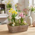 Bloemplug konijntje van hout 9cm 12 st | Floristik24.nl