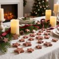 Strooidecoratie Kerststerren strooisterren roze Ø4/5cm 40 st | Floristik24.nl