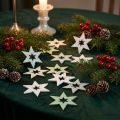 Houten Sterren Decoratie Strooidecoratie Kerst Groen H4cm 72 st | Floristik24.nl