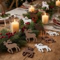 Strooidecoratie Kerstrendier Kerstdecoratie hout 48 st | Floristik24.nl