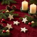 Strooidecoratie Kerststerren naturel houten sterren Ø4cm 24 st | Floristik24.nl