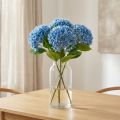 Kunstbloemen decoratie hortensia kunst blauw 69cm | Floristik24.nl