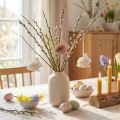 Honingraat paashaasdecoratie om op te hangen 7×4,5×6cm 5st | Floristik24.nl