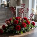 Cane Coil Wijnrood 25 stuks | Floristik24.nl