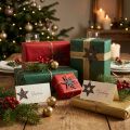Deco houten sterren paarse kerstster zelfklevend 4cm mix 36st | Floristik24.nl