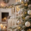 Decoratieve ijspegels voor het ophangen van winterdecoratie helder 28,5cm 3 stuks | Floristik24.nl