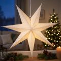 Papieren sterren om feestelijke kerstversieringen te verlichten | Floristik24.nl