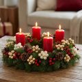 Mini kerstballen op draad goud, crème Ø1,5cm 140 stuks | Floristik24.nl