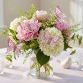 Decoratieve vlinders van veren roze glitter 7,5x7cm 4 st | Floristik24.nl