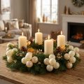 Mini kerstballen crème mix mat/glans Ø40mm 32 st | Floristik24.nl