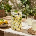 Glazen kan citroenen en olijven decoratieve kan glas H17cm | Floristik24.nl