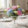 Klassieke glazen schaal met voet in vintage design – Helder, Ø13cm x 11 cm – Veelzijdig te gebruiken voor trofeedecoratie | Floristik24.nl