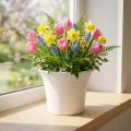 Kunststof pot “Irys” Wit Ø17cm H14cm 1 stuk | Floristik24.nl