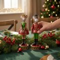 Kerstmuis decoratie figuren 14,5cm rood-groen 2 stuks | Floristik24.nl