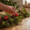 LED-lichtketting buiten/binnen 180 8,95m warm wit | Floristik24.nl