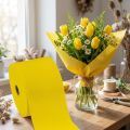 Bloem crêpe geel B10cm gramgewicht 128g/m² L250cm 2 stuks | Floristik24.nl