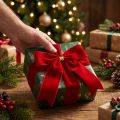 Fluwelen strik rood 5,5cm breed Kerststrik geschikt voor buitengebruik 18×18cm 2st | Floristik24.nl