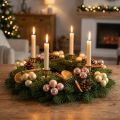 Mini kerstballen op draad goud rosé glas Ø25mm 140 stuks | Floristik24.nl