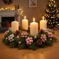 Mini kerstballen glas spiegel bessen roze crème Ø20mm 140 stuks | Floristik24.nl