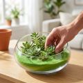 Kleur zand 0.1mm - 0.5mm groen 2kg | Floristik24.nl