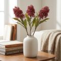 Kunstbloemen van Skimmia Japonica (bordeauxrood), droog uiterlijk, 59 cm, 3 stuks | Floristik24.nl