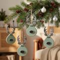 Elandkop mint om op te hangen 14,5 cm x 7,2 cm 4 st | Floristik24.nl