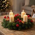 Kunstmatige mini-kerstballen in de vorm van rode bessen voor bloemversiering, 2 cm, 48 stuks | Floristik24.nl