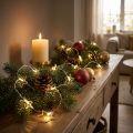 LED lichtketting stars micro LED timer binnen zilver 1.90m | Floristik24.nl