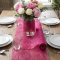 Vlies 8cm 25m fuchsia | Floristik24.nl