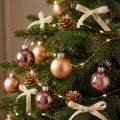 Kerstballen glas roze abrikozenmix mini Ø3cm 22 st | Floristik24.nl