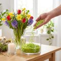 Decoratiestenen 9mm - 13mm appelgroen 2kg | Floristik24.nl