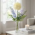 Kunst Allium Crème Witte Sier Ui Ø18cm L90cm | Floristik24.nl