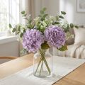Decoratie Hortensia's Kunstbloemen Paarse Bloesem Ø18cm 69cm 2st | Floristik24.nl
