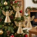 Papieren engel Kerstengel decoratie papier crème H12cm 4 st | Floristik24.nl