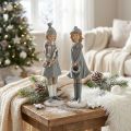 Deco figuren winter kinderfiguren meisjes H19cm 2st | Floristik24.nl