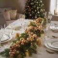 Gouden bal slinger Kerstmis
