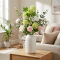 Kunst sneeuwbal, deco tak, kunstplant groen Ø6.5cm L78cm | Floristik24.nl